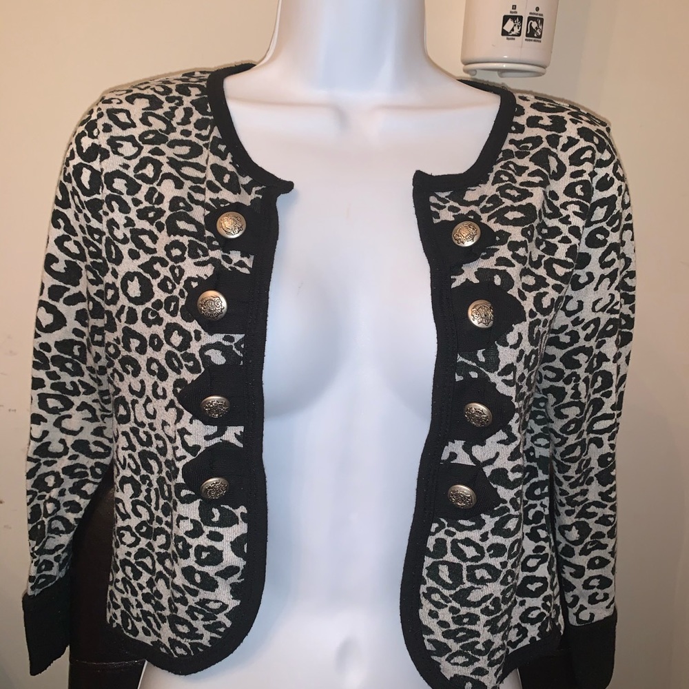 Cheetah Print Cardigan